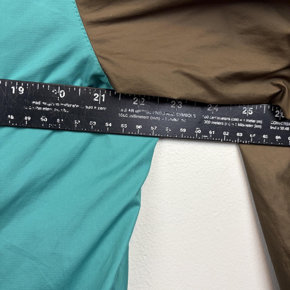 The North Face Windwall Jacket Mens Medium Blue Hooded Half Zip Windbreaker‎ - Picture 7 of 12